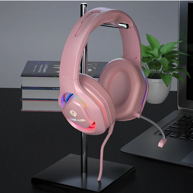 Gaming Headphones For PC/PS4/PS5 EKSA E1000 7.1 Surround RGB Gaming Headset Gamer USB Wired Headphones With Noise Cancelling Mic