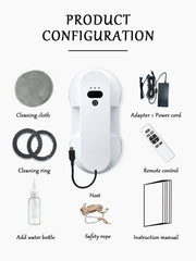 Fully Automatic Water Spraying Smart Electric High-Rise Window Cleaning Device Ultra-thin Strong adsorption Glass Wiping Robot