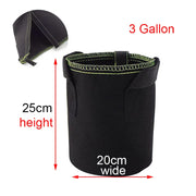 1/2/3 gallon Plant Grow Bags Nursery pots Veg Potato Transplanting planting Flower Pots Self-Adhesion Fabric Supplies Garden To