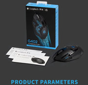 Logitech G402 Wired Mechanical Programmable Gaming Mouse for PC and Laptop Players (especially those playing PUBG)