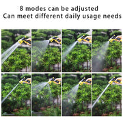 25/50/75/100 FT Gardening Magic Hose, High-Pressure Water Gun, Multiple Spray Modes, Garden Water Pipe, Irrigation Tools