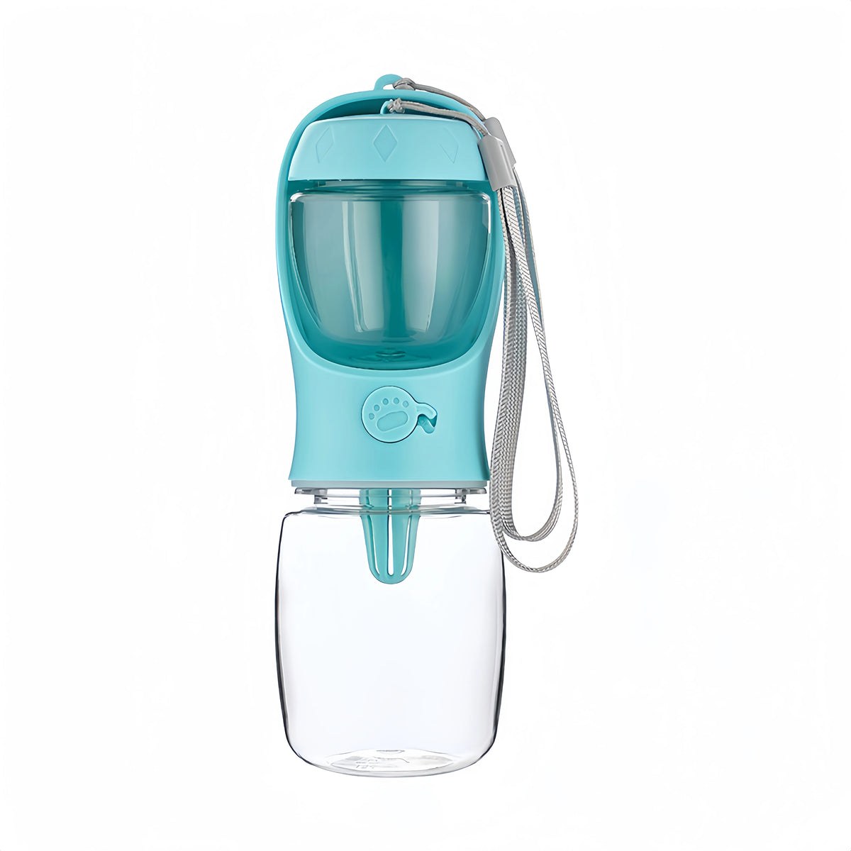Dog Cat  Portable Feeding and Watering Supplies Portable Food Grade Material Dog Travel Pet Water Cup Bottle With Food Dispenser