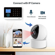 4G wireless security alarm, WIFI smart home alarm system kit, home security protection, compatible with SmartLife PGST-103