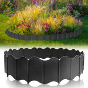 15x14cm Fixed Garden Barrier Lawn Grass Plastic Garden Edging Border Landscape Edging Garden Edge Kit Barrier To Easy Install