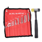 9pcs Roll Pin Punch Set Tools Kit Tool Chisel for Grip Gunsmith Jewelry and Watch Gun Repair Handyman Handwear Remover Tools