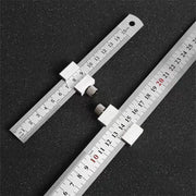 Metal Carpenter Swenson Carpentry Square Woodworking Tools Carpentry Steel Ruler Positioning Limit Block Measuring Marking Gauge