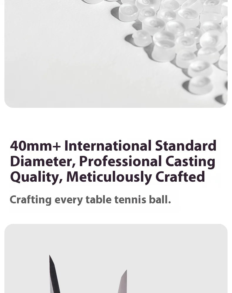 6-Pack 10-Pack 60-Pack Professional Table Tennis Balls for Training And Competition Indoor & Outdoor Sports Equipment