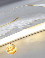 Modern Living Room Corridor Lighting Wall Lamp Nordic Home Decor Bedroom Bedside Lamps Light Luxury Creative LED Feather Lamp