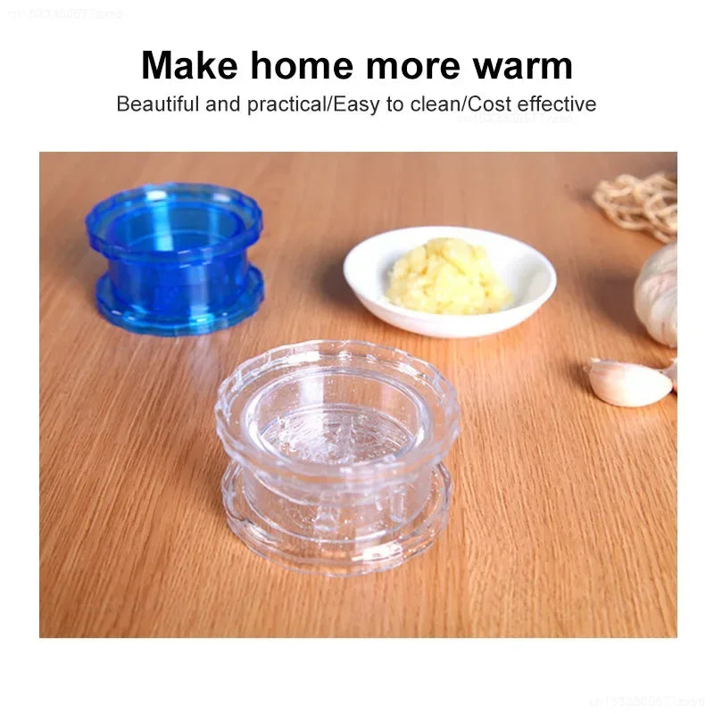 Kitchen Multifunctional Garlic Crusher Manual Garlic Press Multi-function Grinding Chopper Kitchen Gadget Masher Tool New