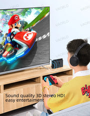 for PS5 PS4 TV Computer Bluetooth Headset Wireless Audio Transmitter Bluetooth 5.3 Audio Adapter Driver-free/Plug and Play