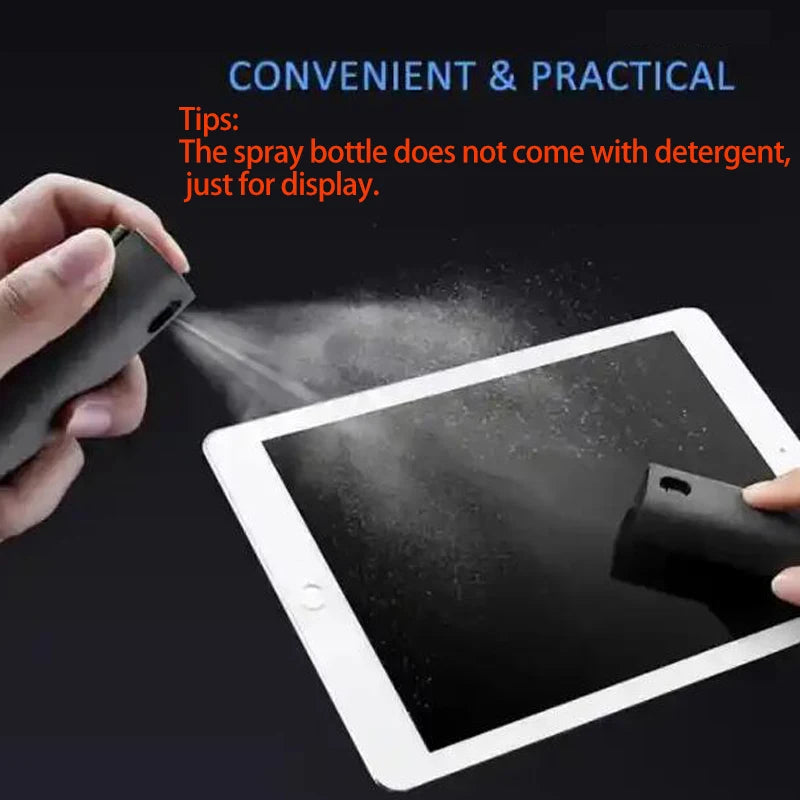 2-in-1 Screen Cleaner Kit  For Phone/Laptop/Tablet/TV/Monitor/Car Screens Spray and Wipe Cleaning Tools