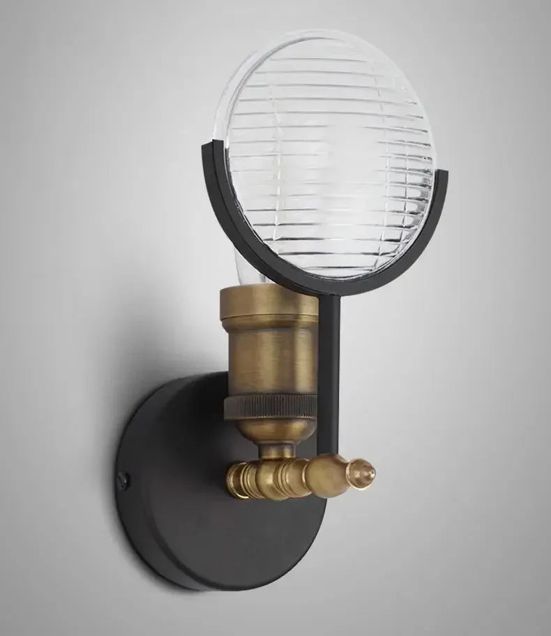Living room American personality creative retro industrial style bedroom corridor porch bedside restaurant led wall lamp