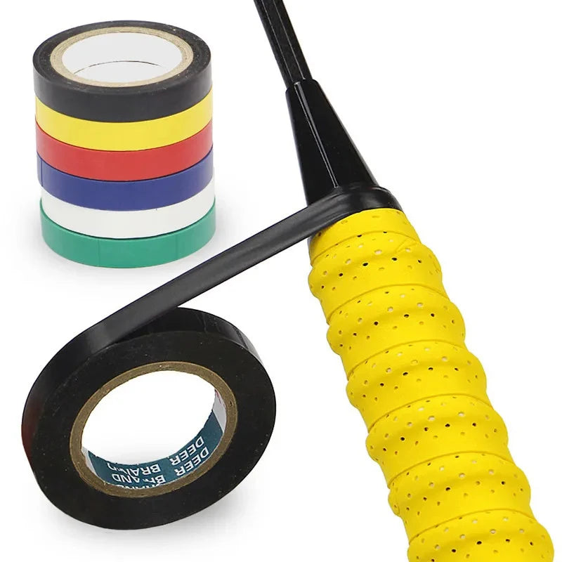 Tennis Racket Grip Tape - Sweat-Absorbent Non-Slip Wrap For Enhanced Control, Compatible With Badminton & Squash Rackets