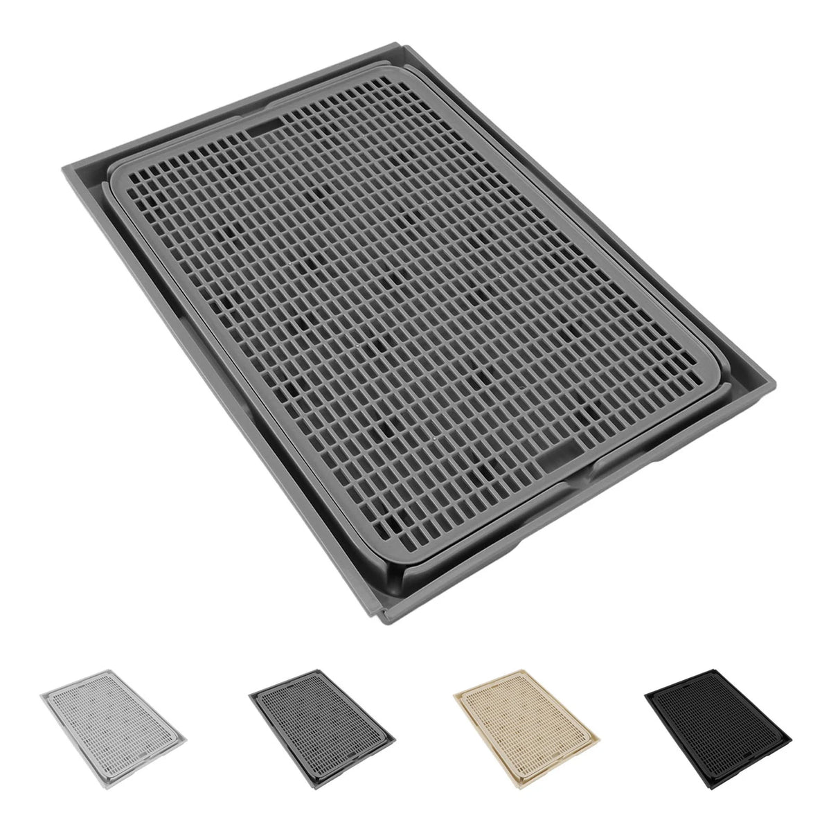 Kitty Litter Mat Cat Litter Mat Spacious Double Layer Washable Anti Slip Bottom Cat Litter Box Mat Cat Litter Catcher Mat