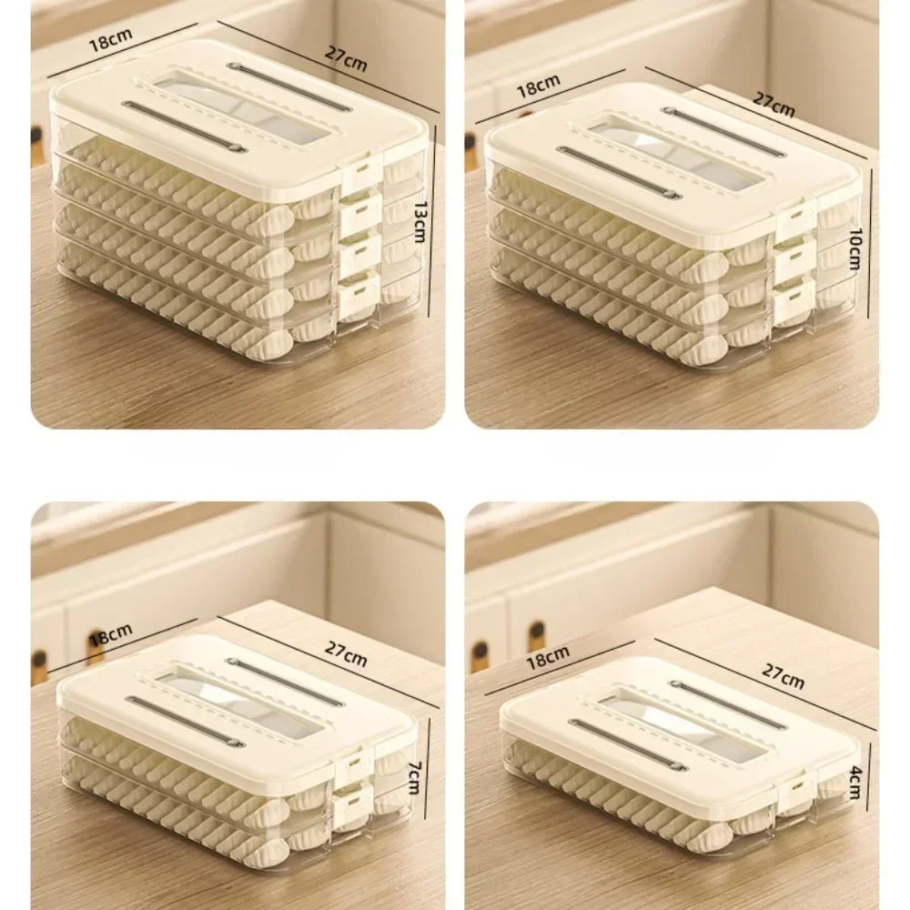 Refrigerator Food Storage Box Practical Simple Organizers Leak-Proof Portable Food Kitchen Travel Reusable Plastic Storage Boxes