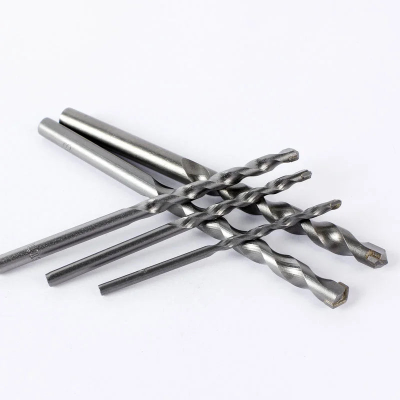 2/4/6pcs Wall Masonry Drill Bit Carbide Tipped Gun Drill Bit for Brick Concrete Marble Tile Stone Drilling Tools 3/4/6/8/9/10mm