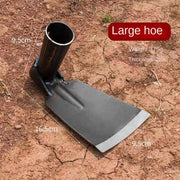 Agricultural Tools Manganese Steel Garden Hoe Anti-Rust Durable Agricultural Rakes Manual Weeding Hoe Collect Weeds