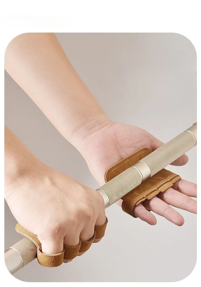 Fitness gloves with anti-slip, wear-resistant grips, and enhanced traction, suitable for gym workouts and weightlifting