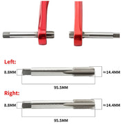 Bike Crank Pedal Thread Tap High Speed Steel Left Right Hand Thread Repair Drill Bits MTB Road Crankset Wire Tap Tools