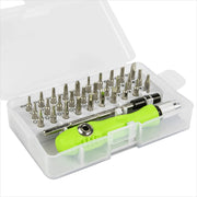 Screwdriver Set 33 in 1 Phillips Torx Hexagonal Precision Screw Driver Bit Manual Repair Tool for iPhone PC Camera Watch Glasses