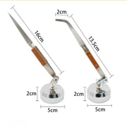 Professional Third Hand Tool with Adjustable Magnifying Glass Jeweler Soldering Clip Craft InlayWelding and PrecisionRepair Work