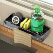 Kitchen Sink Organizer Drain Rack Self-draining Shelf Sponge Holder Dishcloth Faucet Storage Soap Drainer Kitchen Accessories