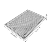 Kitty Litter Mat Cat Litter Mat Spacious Double Layer Washable Anti Slip Bottom Cat Litter Box Mat Cat Litter Catcher Mat