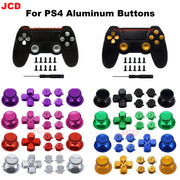 For PS4 SLIM PRO Metal Cross ABXY 3D Analog Thumbstick Aluminum Joystick Universal Cover Buttons For Xbox One S X Controller