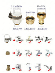 25/50/75/100 FT Gardening Magic Hose, High-Pressure Water Gun, Multiple Spray Modes, Garden Water Pipe, Irrigation Tools