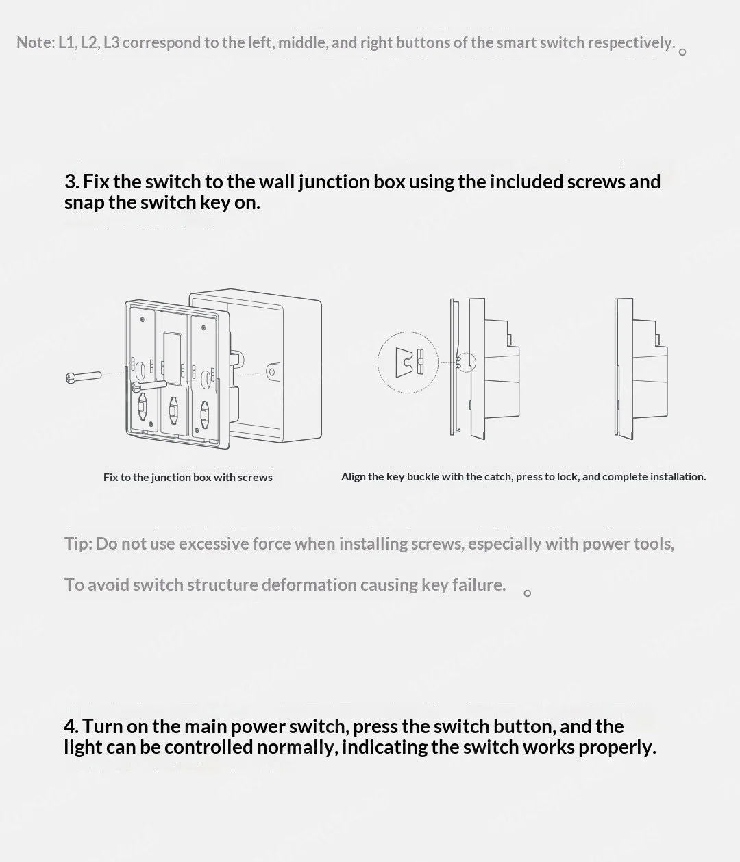 Xiaomi Smart Switch Wall Switch Double Key Dual Control Live Neutral Line Work For Smart Light Remote Control Switch Mi Home New