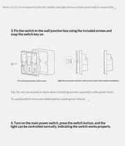 Xiaomi Smart Switch Wall Switch Double Key Dual Control Live Neutral Line Work For Smart Light Remote Control Switch Mi Home New