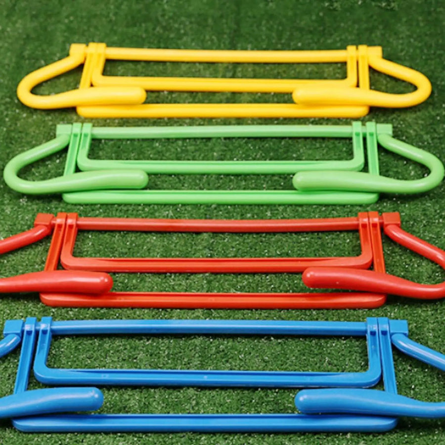 Agility Training Hurdle Jumping Bar Set for Coaching Obstacle Courses Soccer Fitness Training Speed Hurdles Power and Strength
