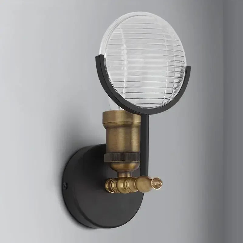 Living room American personality creative retro industrial style bedroom corridor porch bedside restaurant led wall lamp