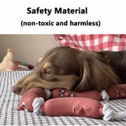 Dogs Pet Sausage Toy Interactive Training Pull Cotton Rope Cotton Rope Resistant Bite Grinding Interactive Funny Pet Supplies