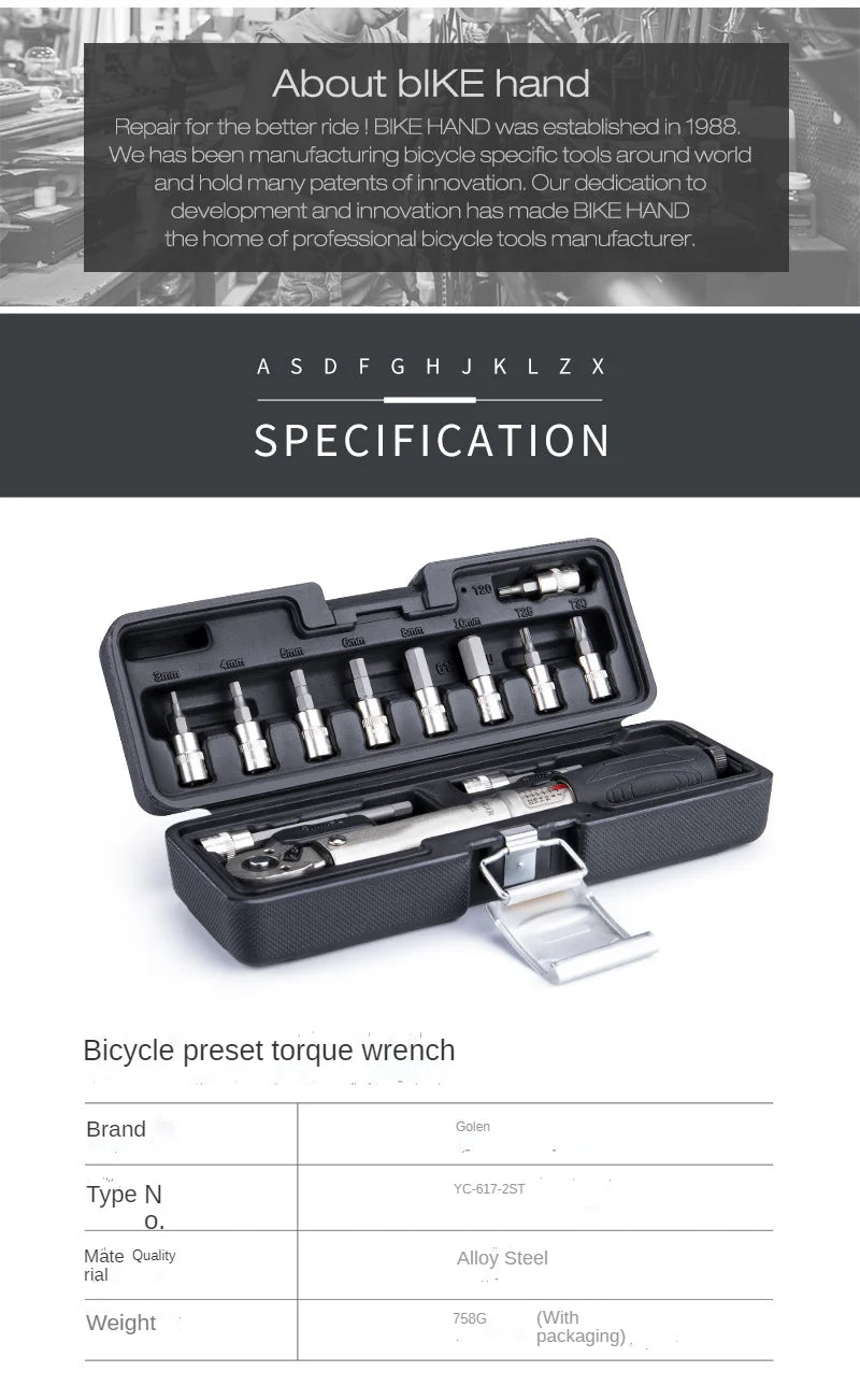Bikehand Bike Tool Kit Maintenance Bicycle Tool Set Cycling Torque Wrench Groups Repair Tools