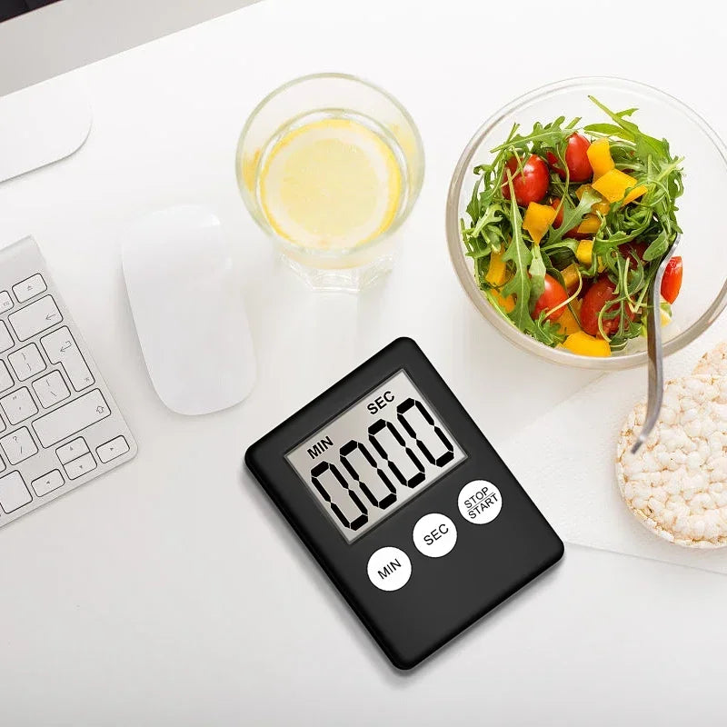 Kitchen Gadget, Electronic LCD Digital Screen Cooking Timer, Count Up Countdown Clock, Alarm Sleep Stopwatch Clocks