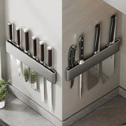 Kitchen Knife Organizer Wall Mounted Multifunctional Kitchen Knife Storage Rack Household Knife Storage Kitchen Storage Supplies