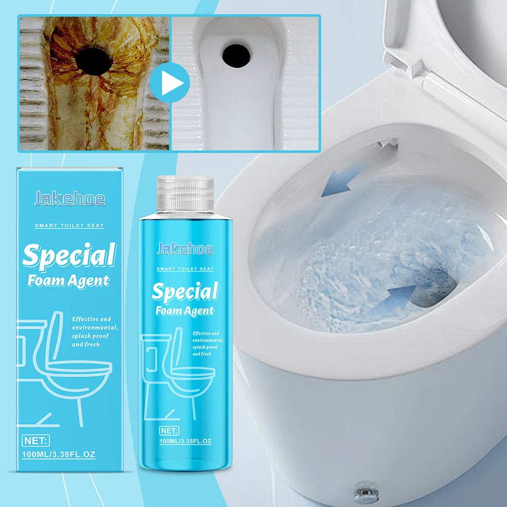Smart Toilet Foam Cleaner Deep Descaling Stain Remover For Home Use