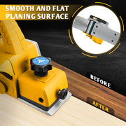 Electric Hand Planer for Dewalt 20V Cordless Handheld Power Planer Carpenter Home DIY Electric Router trimmer Power Tools