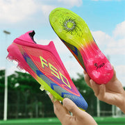 Men Women Soccer Shoes Society Professional Ultralight Cleats Indoor Football Shoes Training Outdoor Football Boots Resistant