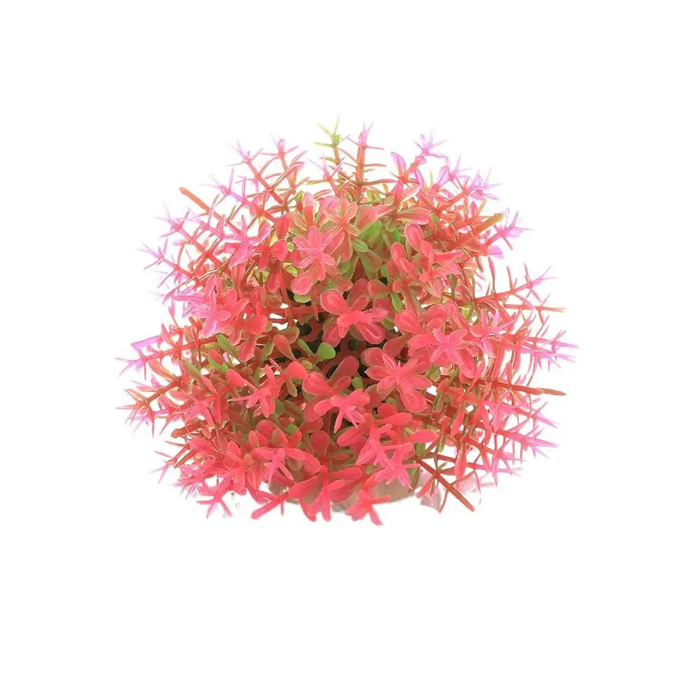 Fish Tank Accessories Simulation Aquatic Plants Ball Plastic Realistic Water Grass Ball 9cm Artificial Water Plants Aquarium