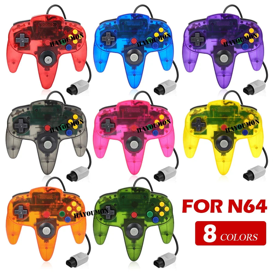 NEW Wired Gamepad for N64 Console Controller for N64 Classic Joystick for Retro Game Console Controller for N64 Gaming Accessor