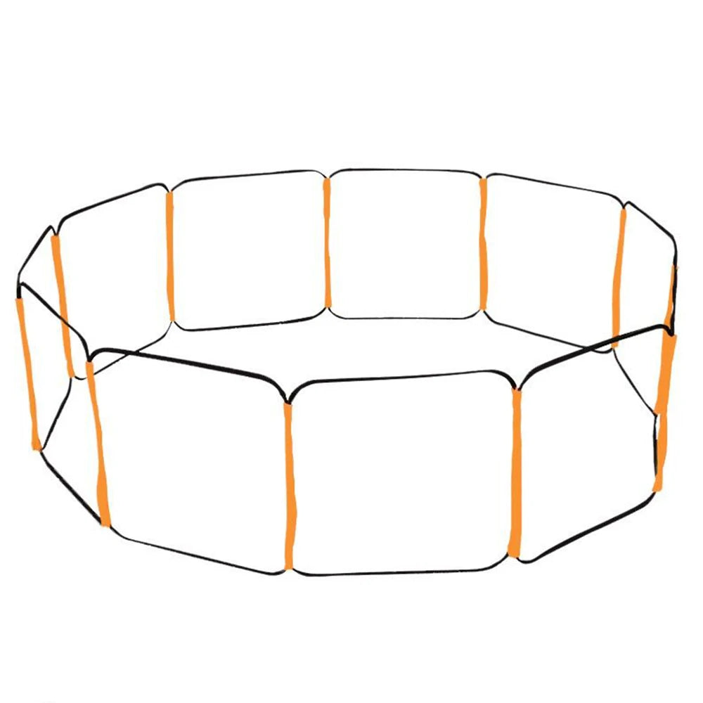 Fold Freely Soccer Coordination Football Footwork Training Fitness Agility Hurdle Jump Ladder