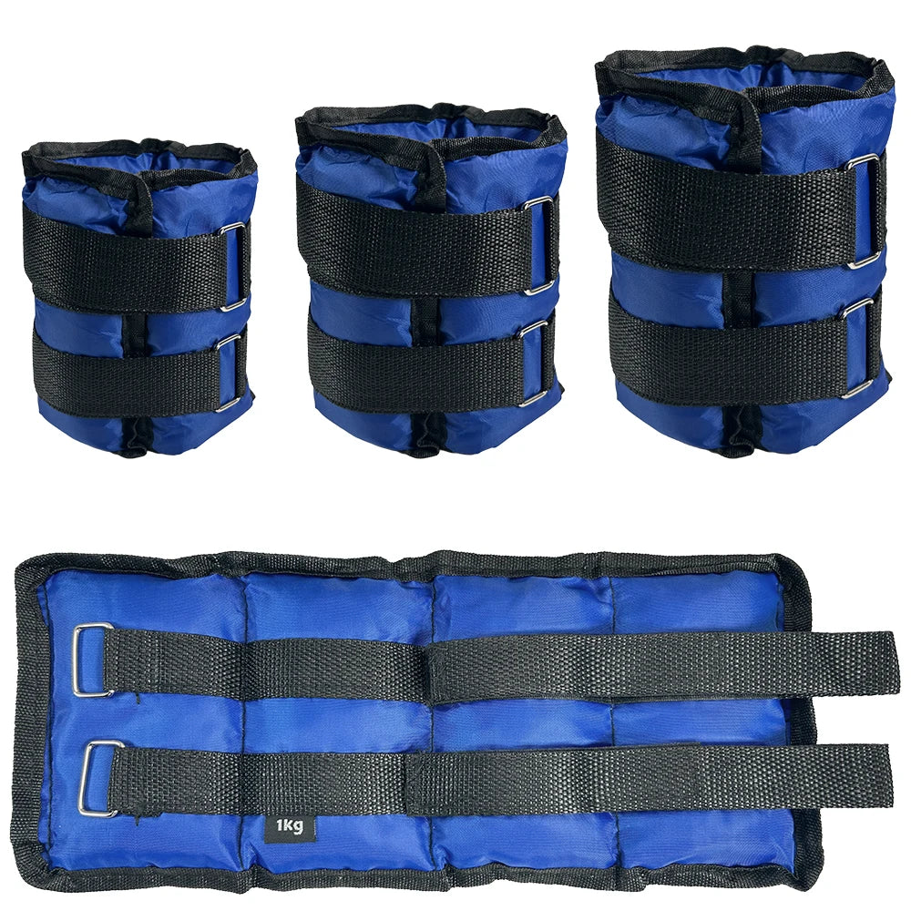 1Pair Wrist Ankle Weights, 2kg/4.4LBS, 3kg/6.6LBS, 4kg/8.8LBS Wrist Leg Arm Weights, Comfortable and Soft, Perfect for Fitness
