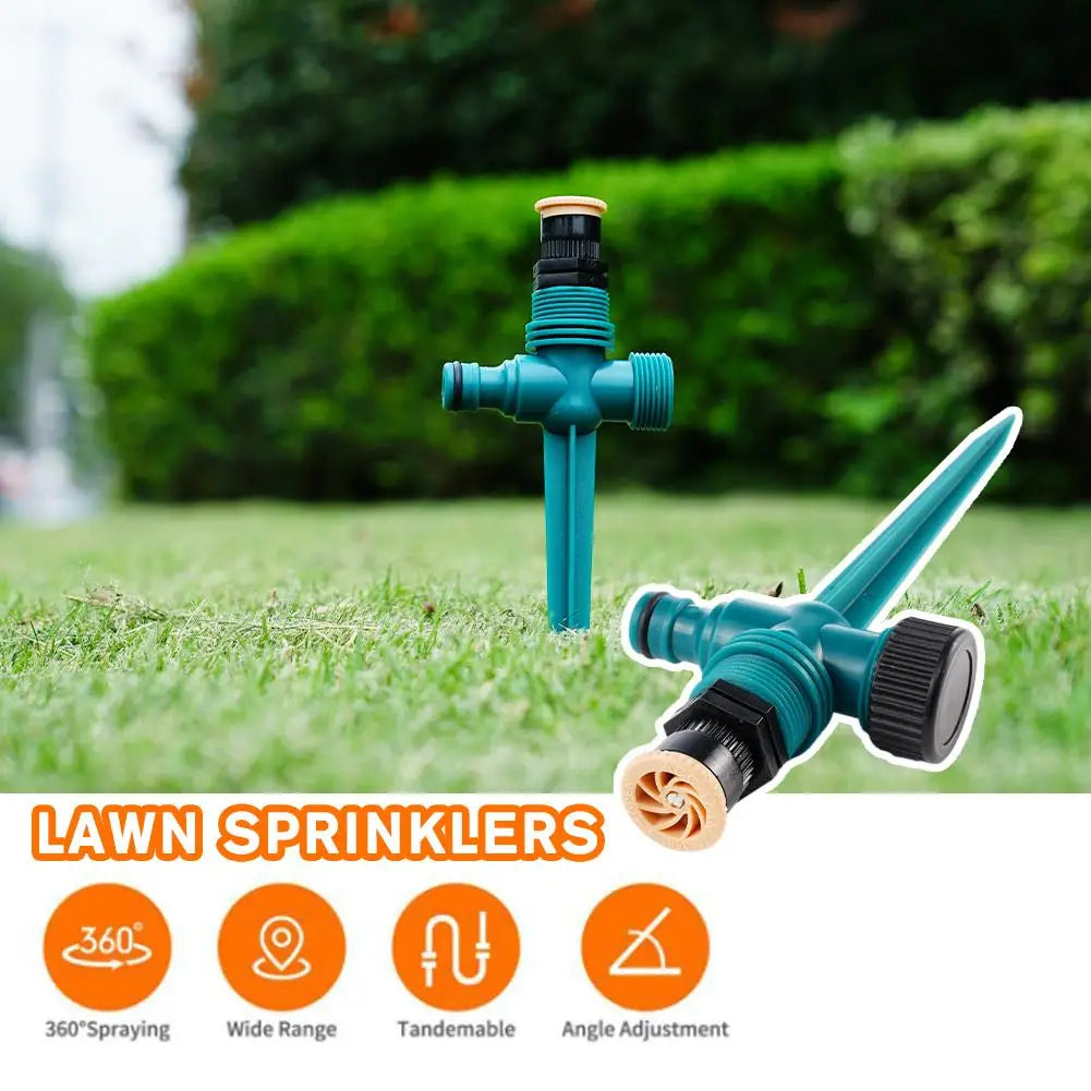 Garden Sprinkler 360° Rotation Irrigation Watering System Plant Watering Sprinkler For Agriculture Lawn Farm Greenhouse