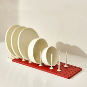 Kitchen Organizer Dish Drying Rack Plates Shelf Plastic Holder Dish Rack Sink Draining Bowl Storage Stand Home Accessories