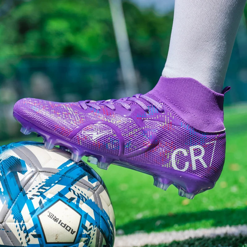 New Men Soccer Shoes Society Cleats Professional Football Boots Indoor Fast Football Field Boots Sneaker Boy Original Training