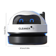 Smart Robot Vacuum Cleaner Desk Table Dust Vacuum Mini Car Vacuum Cleaner Detachable Nozzle Household Pet Hair Cleaning Tools