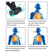 Physical therapy rehabilitation exercises, sports exercise equipment for the heart and lungs, portable respiratory trainer