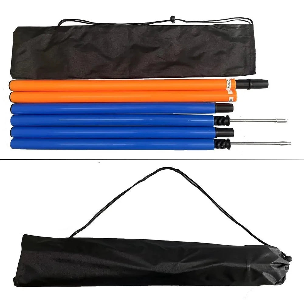 Pet Dog Agility Training Pet Obstacle Training Jumping Hurdles Bars Jumping Pole Tied Around The Pole Dog Training Pet Supplies